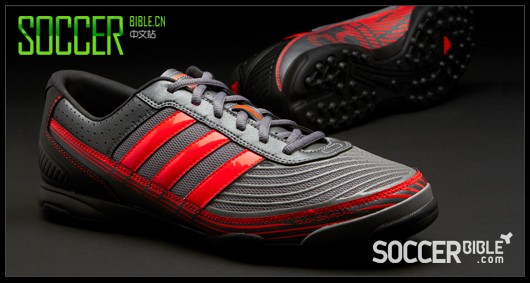 adidas adi5 Turf Football Trainers - Grey/Red/Black