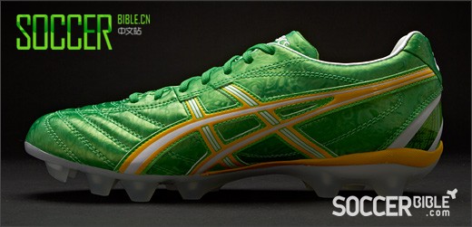 Asics Lethal Flash 足球鞋-绿/淡黄/白