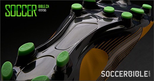 PUMA evoSPEED 1 K Football Boots - Orange/Charcoal/Green 
