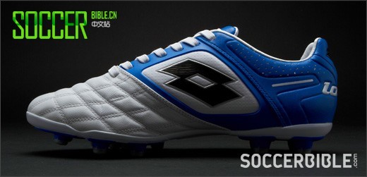 Lotto Stadio Potenza II 100 Football Boots - White/Blue  