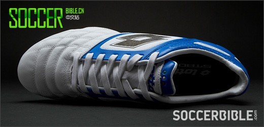 Lotto Stadio Potenza II 100 Football Boots - White/Blue  