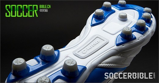 Lotto Stadio Potenza II 100 Football Boots - White/Blue  