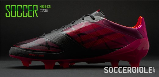 adidas f50 adizero miCoach Graphic Football Boots - Black/Infrared/Pink
