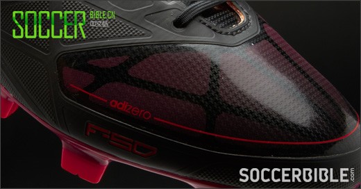 adidas f50 adizero miCoach Graphic Football Boots - Black/Infrared/Pink