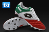 Lotto Stadio Potenza Italy II 100 Football Boots - White/Green/Red