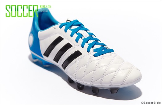 adidas adiPURE 11Pro Football Boots - White/Black/Blue - Football Boots