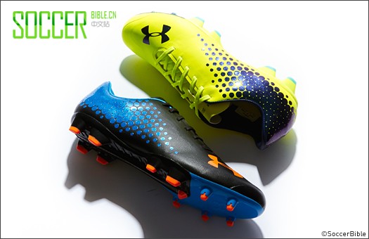 Under Armour Blur Carbon IV Football Boots - Black/Electric/Orange & Yellow/Navy - Football Boots