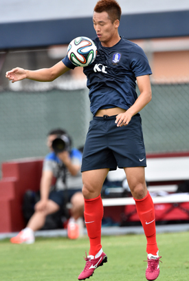 Kim Shin-Wook (South Korea) Mizuno Morelia Neo