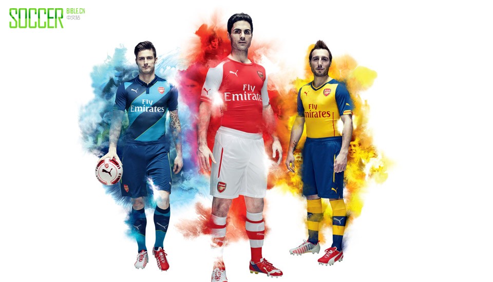 PUMA Launch Arsenal 2014/15 Kits : Football Apparel : Soccer Bible
