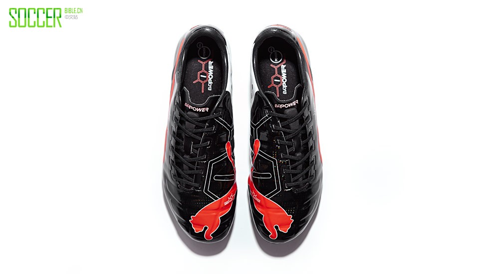 PUMA evoPOWER 1 "Black/White/Grenadine" : Football Boots : Soccer Bible