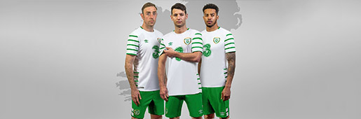 Umbro 2016 ROI Away Shirt : Football Apparel : Soccer Bible