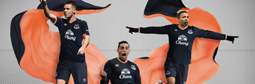 Everton 2016/17 Away by Umbro : Football Apparel : Soccer Bible
