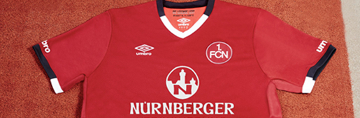 1. FC Nrnberg 16/17 Home Kit by Umbro : Football Apparel : Soccer Bible