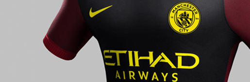 Man City 2016/17 Away Kit by Nike : Football Apparel : Soccer Bible