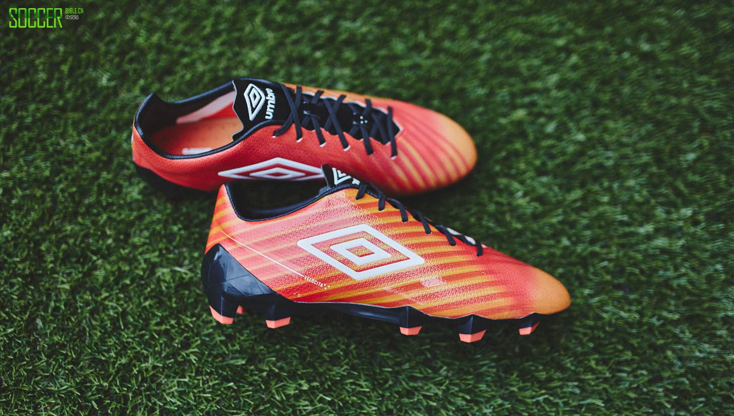 Umbro Velocita II "Grenadine/White/Light Green" : Football Boots : Soccer Bible