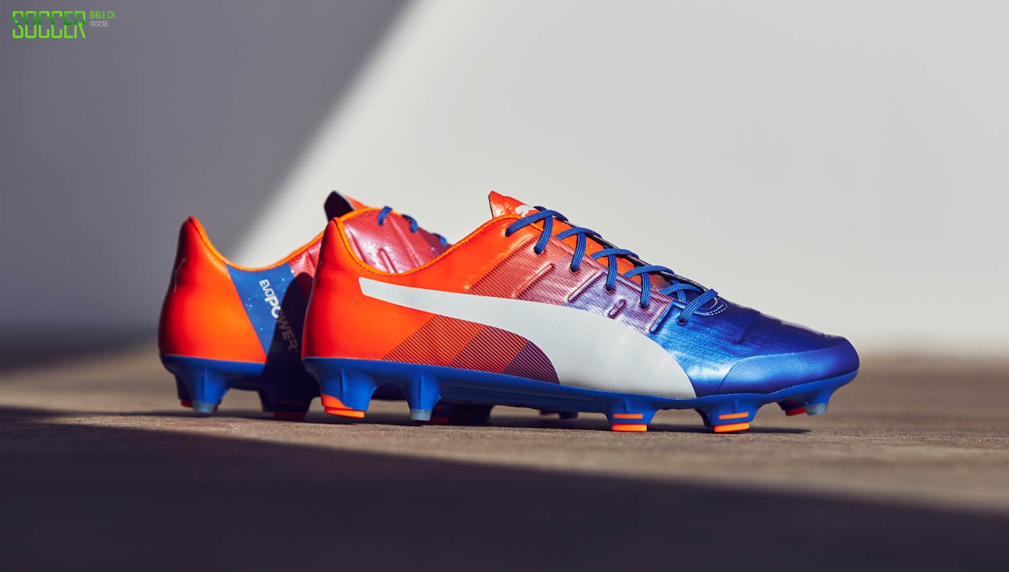 PUMA evoPOWER 1.3 "Blue Yonder/Shocking Orange" : Football Boots : Soccer Bible