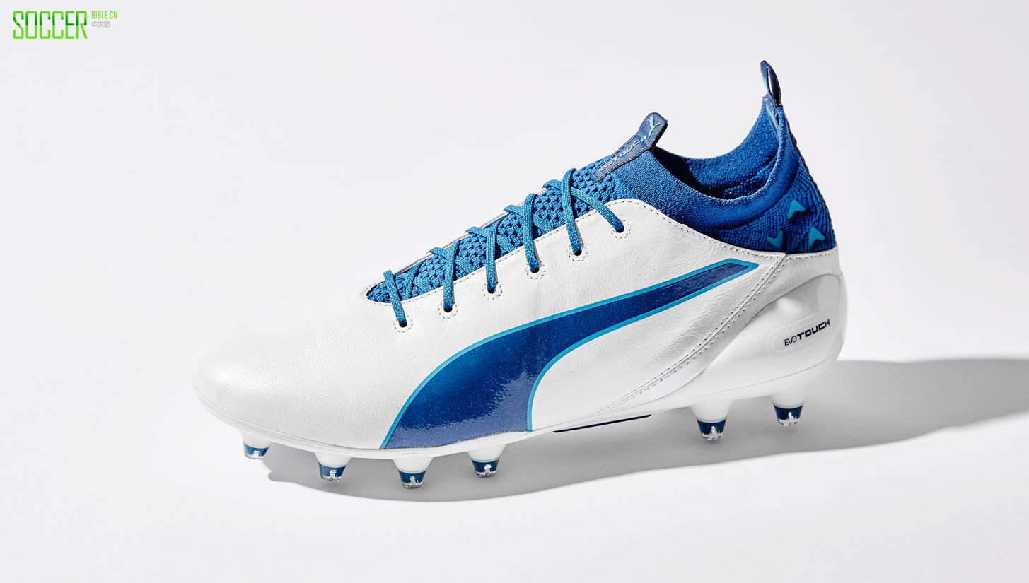 PUMA evoTOUCH Pro "White/Blue" : Football Boots : Soccer Bible