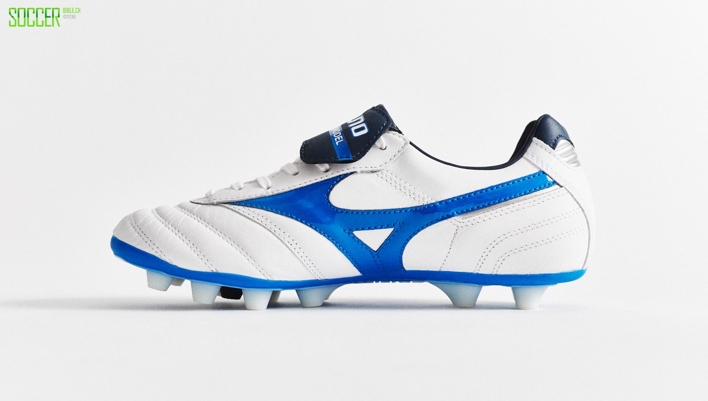 Mizuno Morelia II MD "White/Directoire Blue" : Football Boots : Soccer Bible