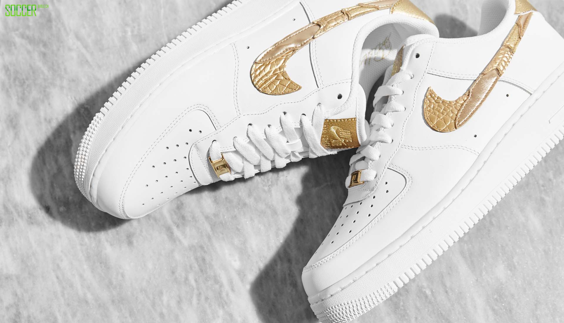致敬C罗 耐克发布Air Force 1 CR7 Golden Patchwork运动鞋