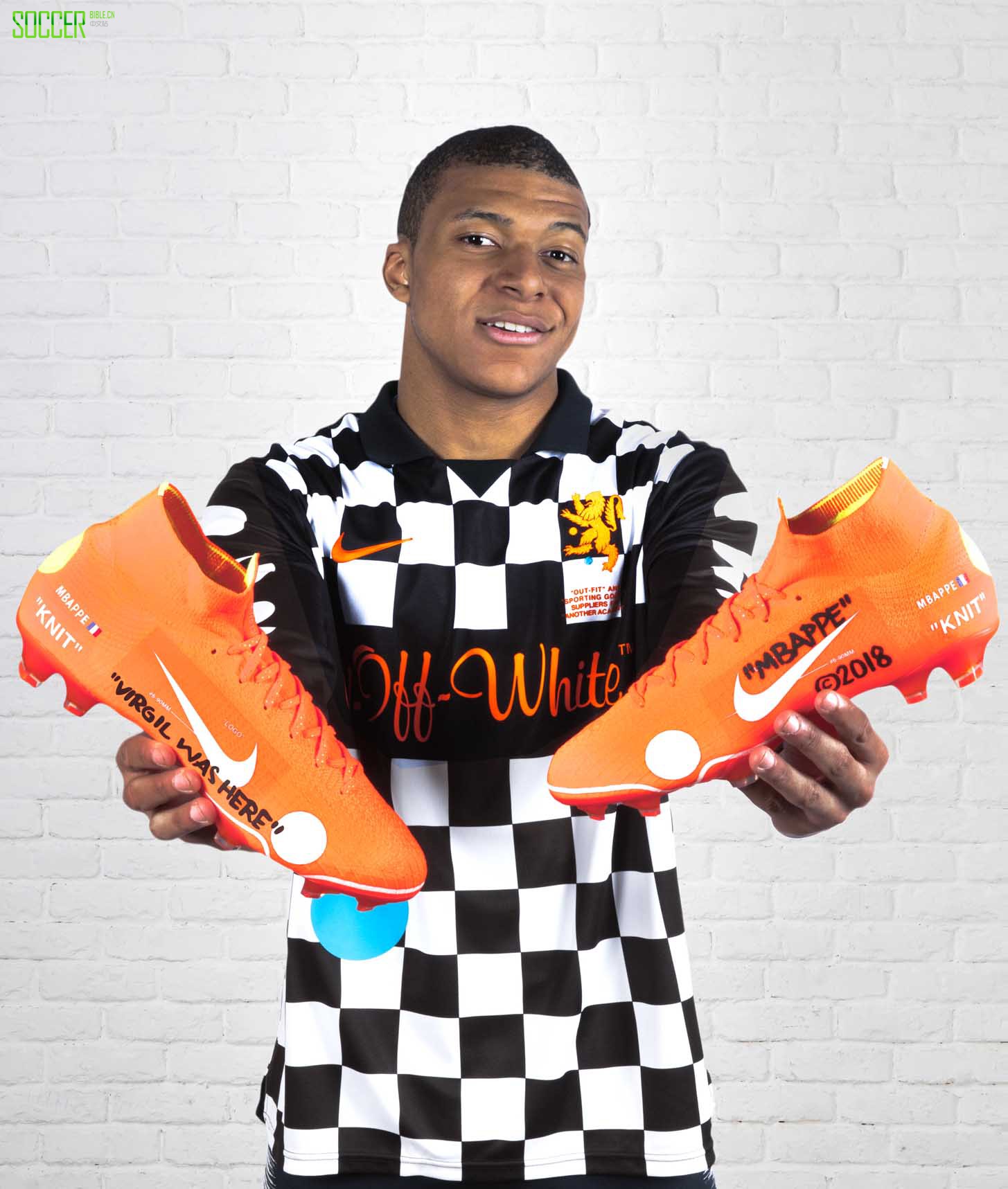 基利安·姆巴佩将发布NIKE x Virgil Abloh Mercurial 360刺客足球鞋