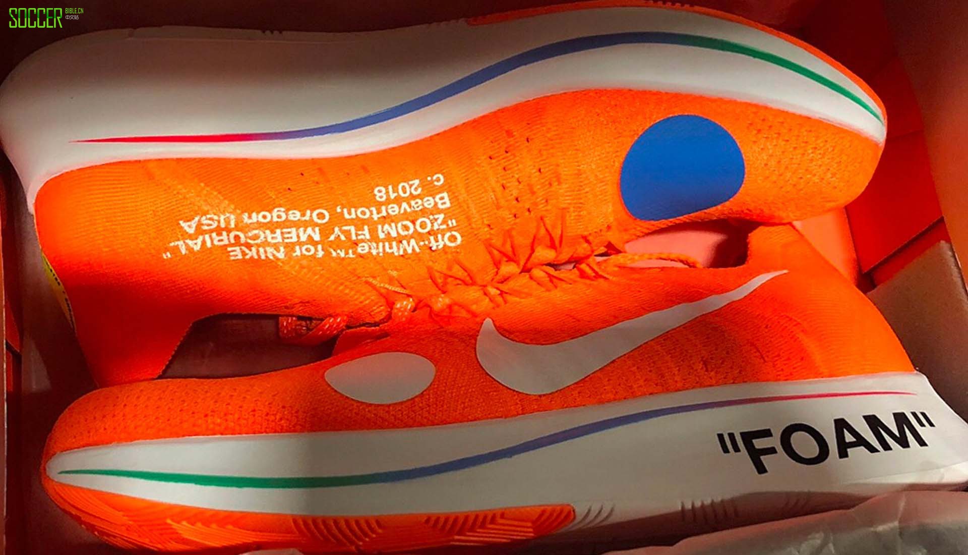 Virgil Abloh x Nike 联名款 Zoom Fly Mercurial Flyknit首秀