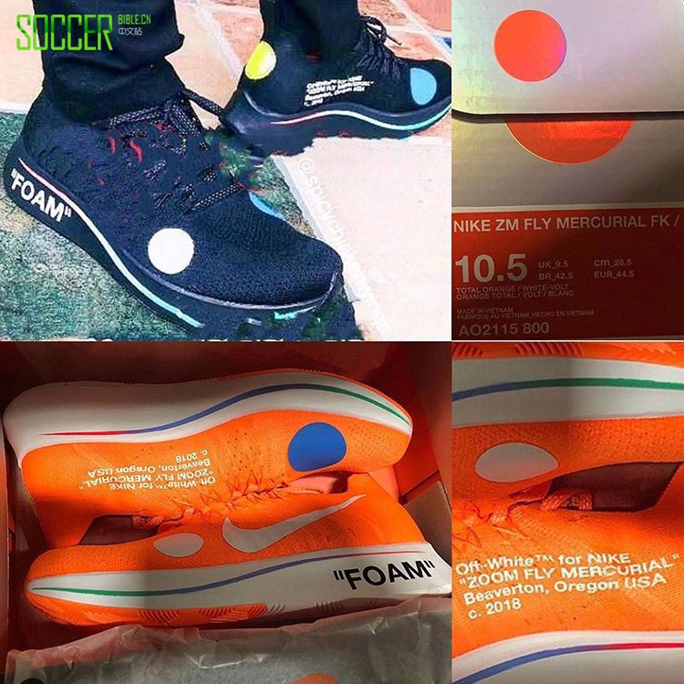 Virgil Abloh x Nike 联名款 Zoom Fly Mercurial Flyknit首秀