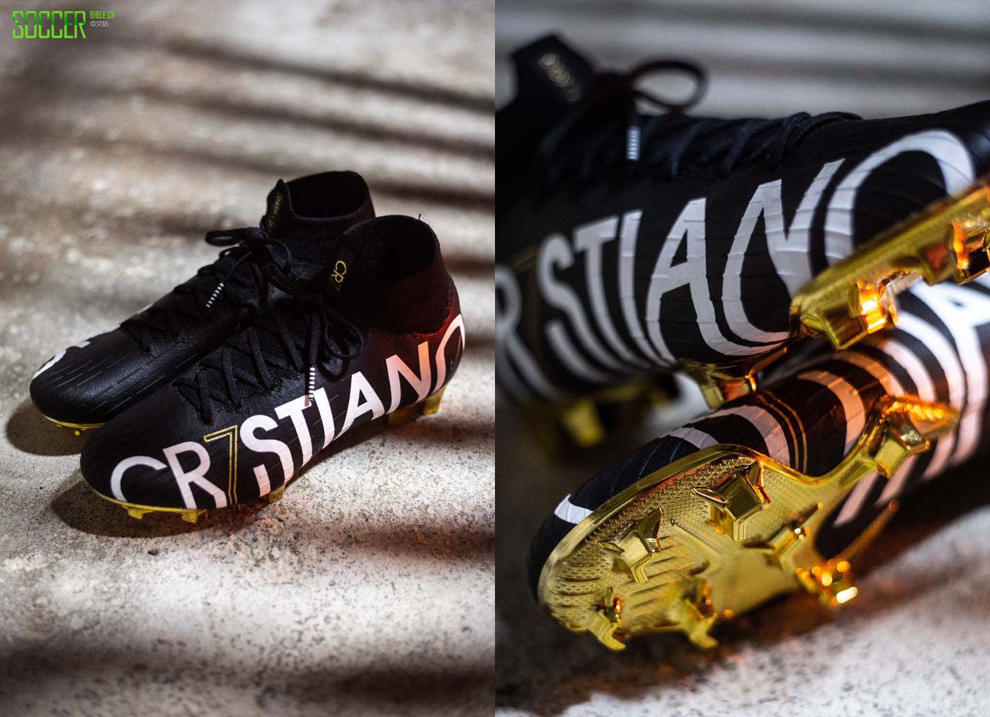 近距离欣赏 耐克Mercurial Superfly CR7 SE