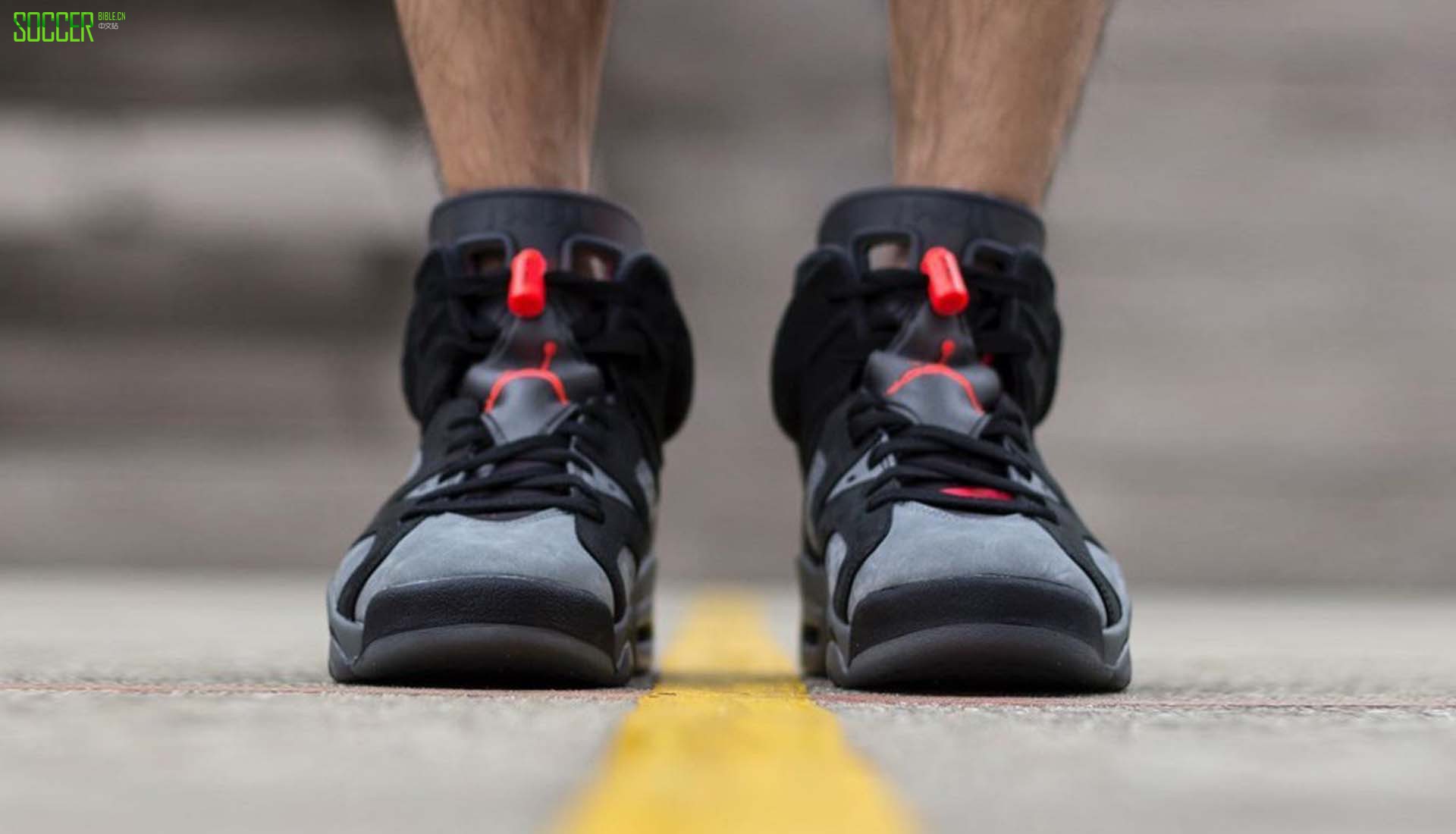 巴黎圣日耳曼x Air Jordan 6近照